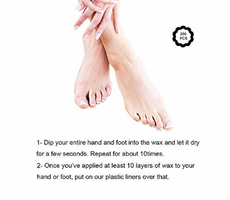 Hand and Foot Liners 200 PCS